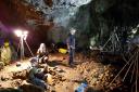 Recent archaeological dig in Culzean Castle's  caves (2)