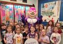 Pupils at St Ninian’s Primary in Prestwick joined in the Go Purple Day fund-raising effort