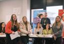 Students at the college learned about social care opportunities in the local area