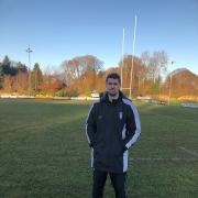 Ayr coach Peter Murchie at Millbrae on Saturday.