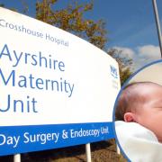 Four New Year babies were born at the Ayrshire Maternity Unit on January 1, 2023