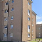 Murdoch Court in Troon, where Jacob McCrory went to an address while armed with an air weapon that looked like a pistol