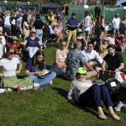Crowds bask in the sun at Boydfield Gardens during Prestfest