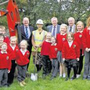 Barrhill Primary youngsters celebrated the start of the school's extension plans