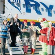 The first flight between Prestwick Airport and Gothenburg in 2003