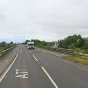 The works will take place on the A77 at Bridgend