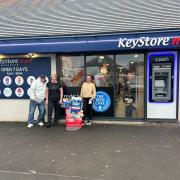 Two NHS heroes will get the opportunity to take part in a basket dash at the Keystore More in Prestwick
