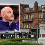A statue of Steve Clarke could be set to replace the one of Robert Burns in Burns Statue Square during Euro 2024