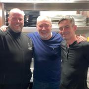 Ally McCoist visited The Drunken Coo with friends