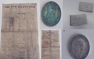 The items date back almost 100 years