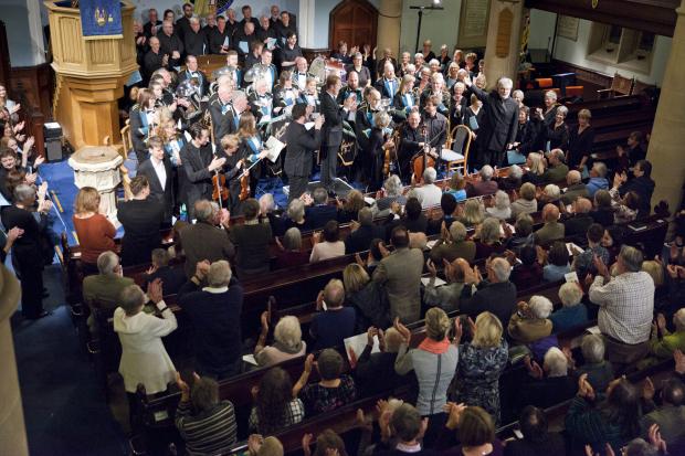 A Cumnock Tryst festival concert at Cumnock Old Church on 6 October 2018 featuring the world premiere of a work by James MacMillan, 'All the Hills and Vales Along'. An oratorio commissioned by the London Symphony Orchestra and 14-18 NOW with