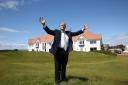 The 76-year-old will spend time at his luxury resort in Turnberry