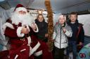 Santa comes to town on a Stagecoach bus to Ayr Bus Station