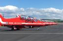 Red Arrows. Photo: Glasgow Prestwick Airport