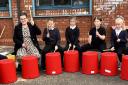 Kilwinning kids bang the drums in Blacklands during playground music lessons