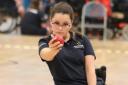 Kayleigh Haggo made her first appearance for Boccia UK in August