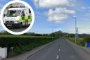 The incident occurred on the A70