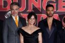 Chris Pine, Michelle Rodriguez, and Rege-Jean Page attending the UK premiere of Dungeons & Dragons: Honor Among Thieves (Ian West/PA)