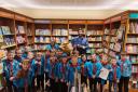 The youngsters from the 14th Ayrshire Scout Group got an exclusive tour of the shop