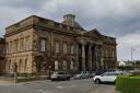 Ayr Sheriff Court, where four people appeared on Thursday charged with the murder of Susan Turner