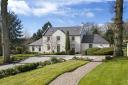 The stunning property enjoys a very private position overlooking Sundrum Castle.