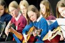 The Ayrshire Guitar Orchestra performed at the Kirkmichael festival