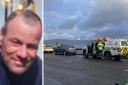 Police and Coastguard teams were in attendance at Greenock Esplanade this morning as part of a search for missing Dalry man George Winters