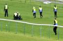 Protesters disrupted the Scottish Grand National at Ayr racecourse in April