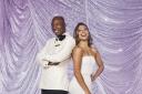 Eddie Kadi and Karen Hauer who appear on this year’s Strictly Come Dancing (Ray Burniston/BBC/PA)