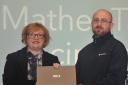 Ayrshire College Principal, Angela Cox presented Frankie O’Dea with the award last month.