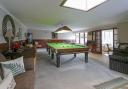 One of the properties highlights is its billiards room with full size snooker table