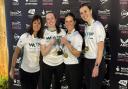 The West of Scotland Padel Club ladies' team who won the Scottish Cup on Sunday