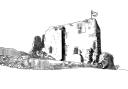 Dundonald Castle sits between Troon and Kilmarnock