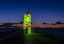 Month-long instalment as Girvan Harbour Lighthouse transformed by artist