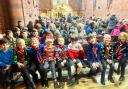 Guests enjoyed a selection of Christmas Carols and festive performances from sections within the 14th Ayrshire Scout Group.