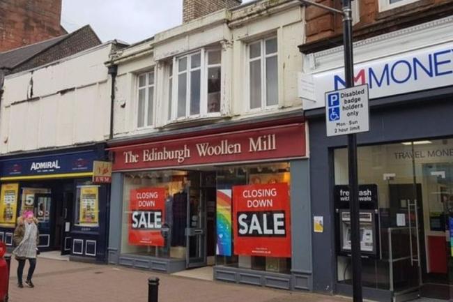 The former Edinburgh Woollen Mill store in High Street fell victim to the pandemic (Image - Street View)