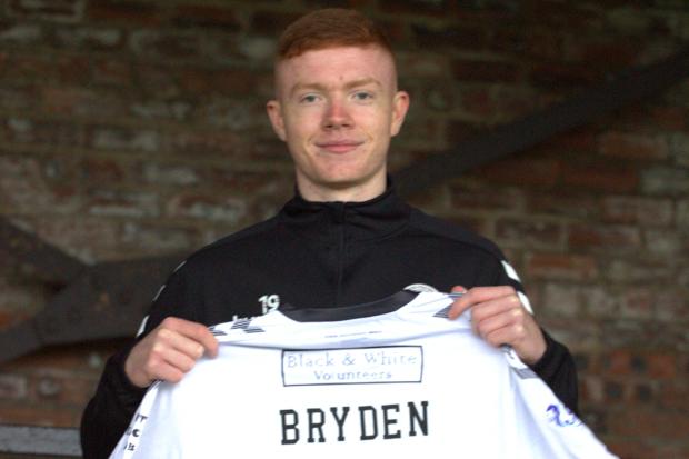 Fraser Bryden made his debut for Ayr's first team in the 1-0 home win over Arbroath on January 8
