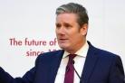 Starmer made the claim after a speech to the Fabian Society conference in London (PA)