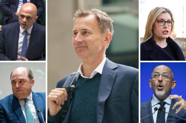 Some of the favourites to replace Boris Johnson as Prime Minister. Credit: PA