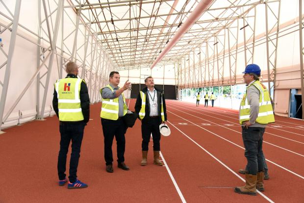 Ayr Advertiser: Craigie sports facility - 60m indoor track