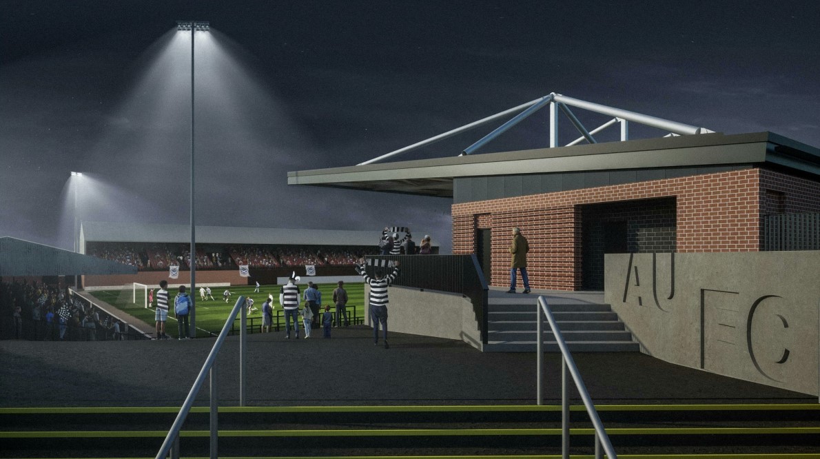 Ayr Uniteds plans for a new North Stand at Somerset Park have been approved by council planning officials