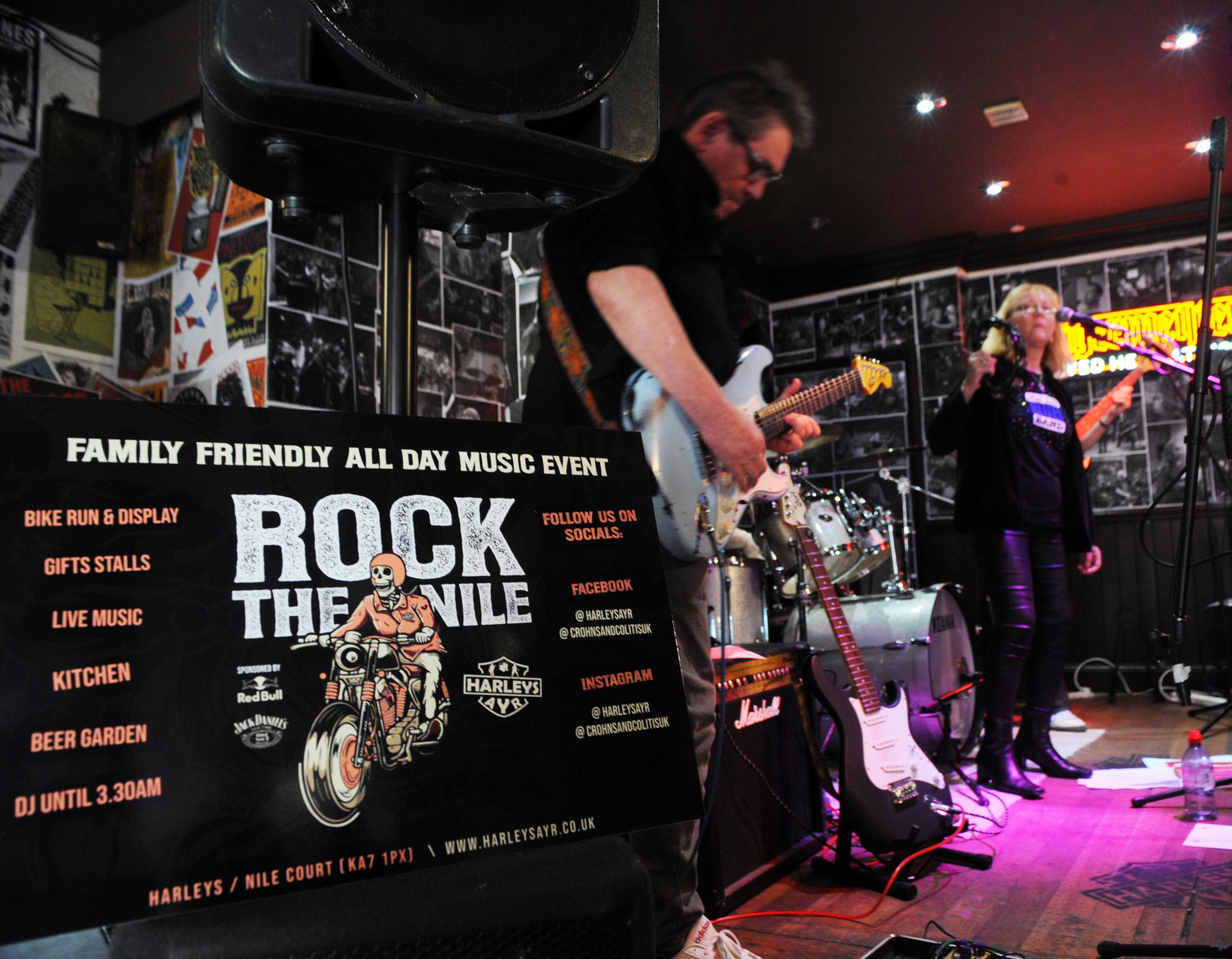 The Rock The Nile family fund-raiser gave a boost to the Crohns & Colitis UK charity (Image: Charlie GIlmour)