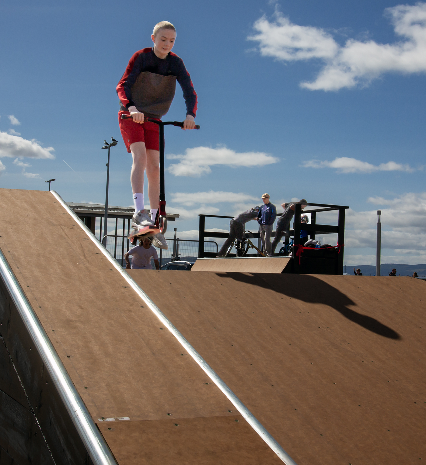 Helensburgh Skate Park enjoyed its first day on Saturday, April 20 as young people tried out the new ramps