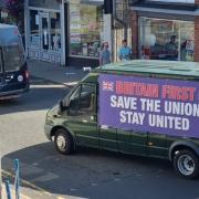 Britain First sparks Ayrshire fury with 'battle bus' visit Troon