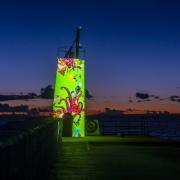 Month-long instalment as Girvan Harbour Lighthouse transformed by artist