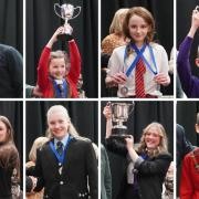 A selection of the winners from the annual schools competition held by the Ayrshire Association of Burns Clubs