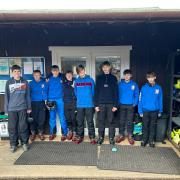 Members of the Prestwick Academy ski team