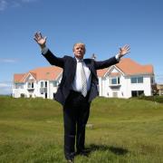 Former President Donald Trump on a previous visit to Turnberry