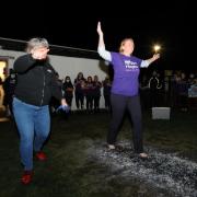 Participants took to the coals at Ayr Rugby Club last year