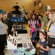 Comic book fans at the 2022 Ayr Comic Con